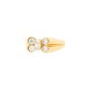 Van Cleef & Arpels  large model  1980's ring in yellow gold and diamonds - 00pp thumbnail