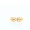 Van Cleef & Arpels  large model  1980's ring in yellow gold and diamonds - 360 thumbnail