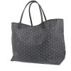 Goyard  Saint-Louis shopping bag  in grey Goyard canvas  and grey leather - 00pp thumbnail