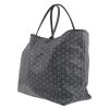 Goyard  Saint-Louis shopping bag  in grey Goyard canvas  and grey leather - Detail D5 thumbnail
