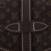 Bolso bandolera Louis Vuitton  Saumur en lona Monogram Idylle marrón y cuero marrón - Detail D1 thumbnail