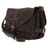 Borsa a tracolla Louis Vuitton  Saumur in tessuto a monogramma Idylle marrone e pelle marrone - Detail D3 thumbnail