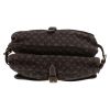 Louis Vuitton  Saumur shoulder bag  in brown monogram canvas Idylle  and brown leather - Detail D4 thumbnail