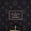 Borsa a tracolla Louis Vuitton  Saumur in tessuto a monogramma Idylle marrone e pelle marrone - Detail D9 thumbnail