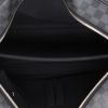 Bolso bandolera Louis Vuitton  Porte documents Voyage en lona a cuadros y cuero negro - Detail D3 thumbnail