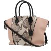 Louis Vuitton  Lockit handbag  in pink leather  and python - 00pp thumbnail