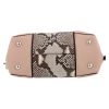 Bolso de mano Louis Vuitton  Lockit en cuero rosa y piel de pitón - Detail D4 thumbnail
