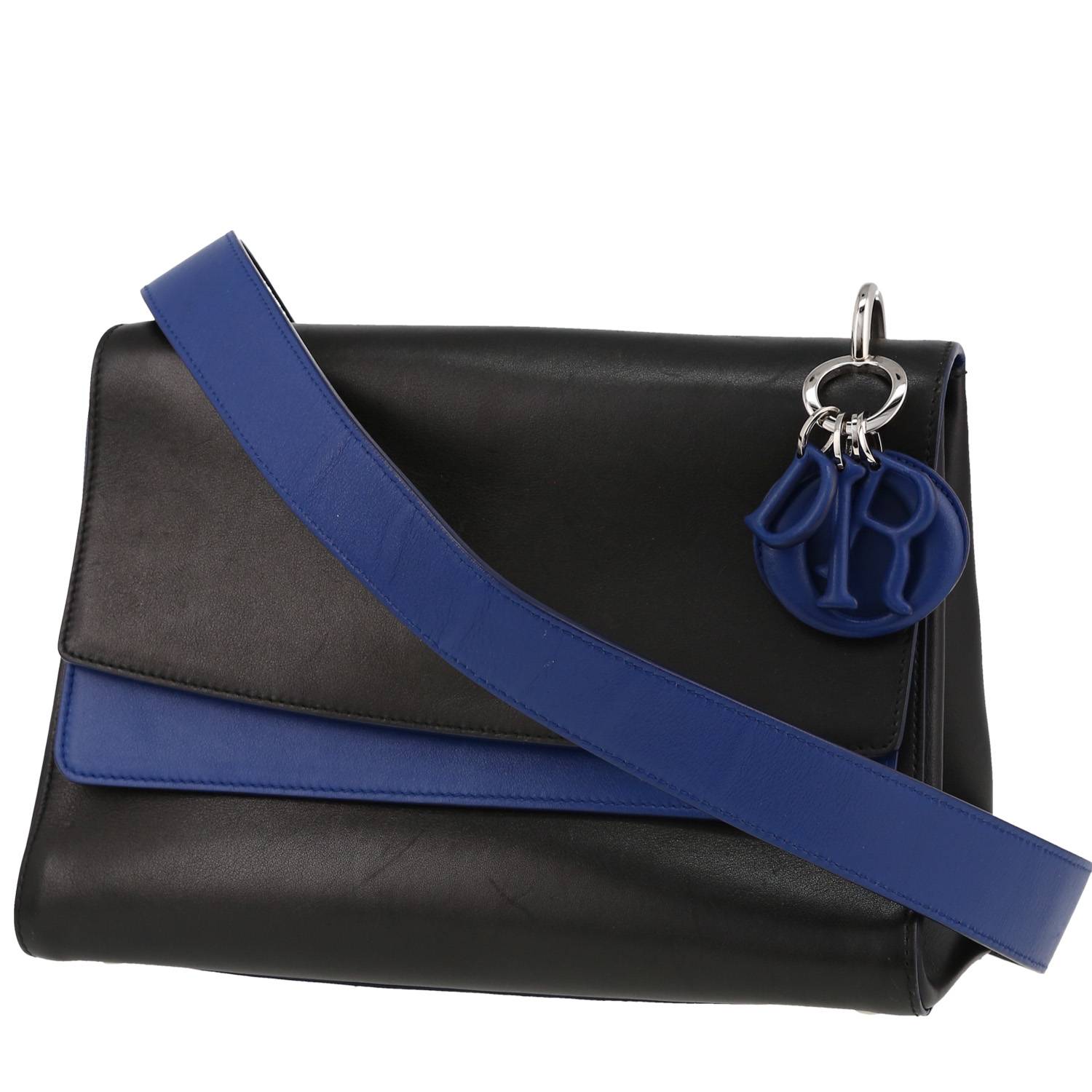 Dior Be Dior handbag in black and blue leather