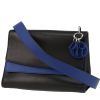Bolso de mano Dior  Be Dior en cuero negro y azul - 00pp thumbnail