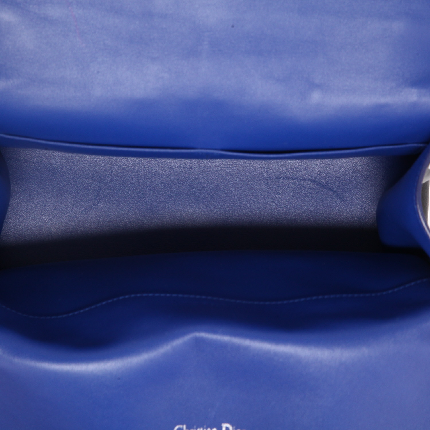 Dior Be Dior handbag in black and blue leather - Detail D8