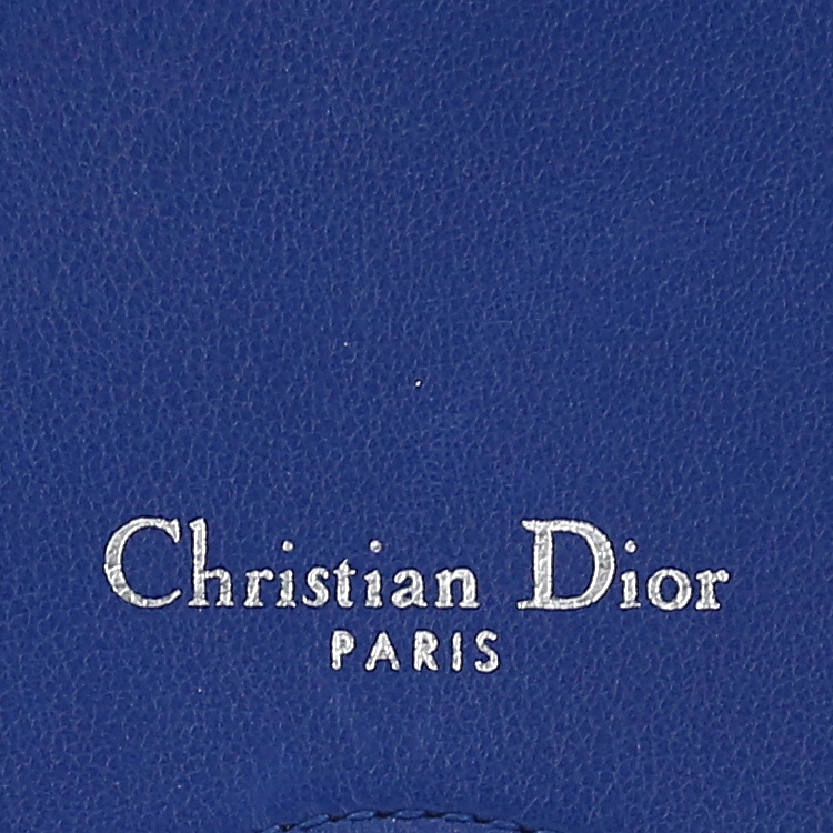 Dior Be Dior handbag in black and blue leather - Detail D9