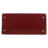 Bolso de mano Hermès  Kelly 20 cm en cuero box color burdeos - Detail D1 thumbnail