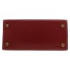 Hermès  Kelly 20 cm pouch  in burgundy box leather - Detail D1 thumbnail