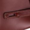 Hermès  Kelly 20 cm handbag  in burgundy box leather - Detail D4 thumbnail