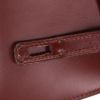 Hermès  Kelly 20 cm pouch  in burgundy box leather - Detail D4 thumbnail