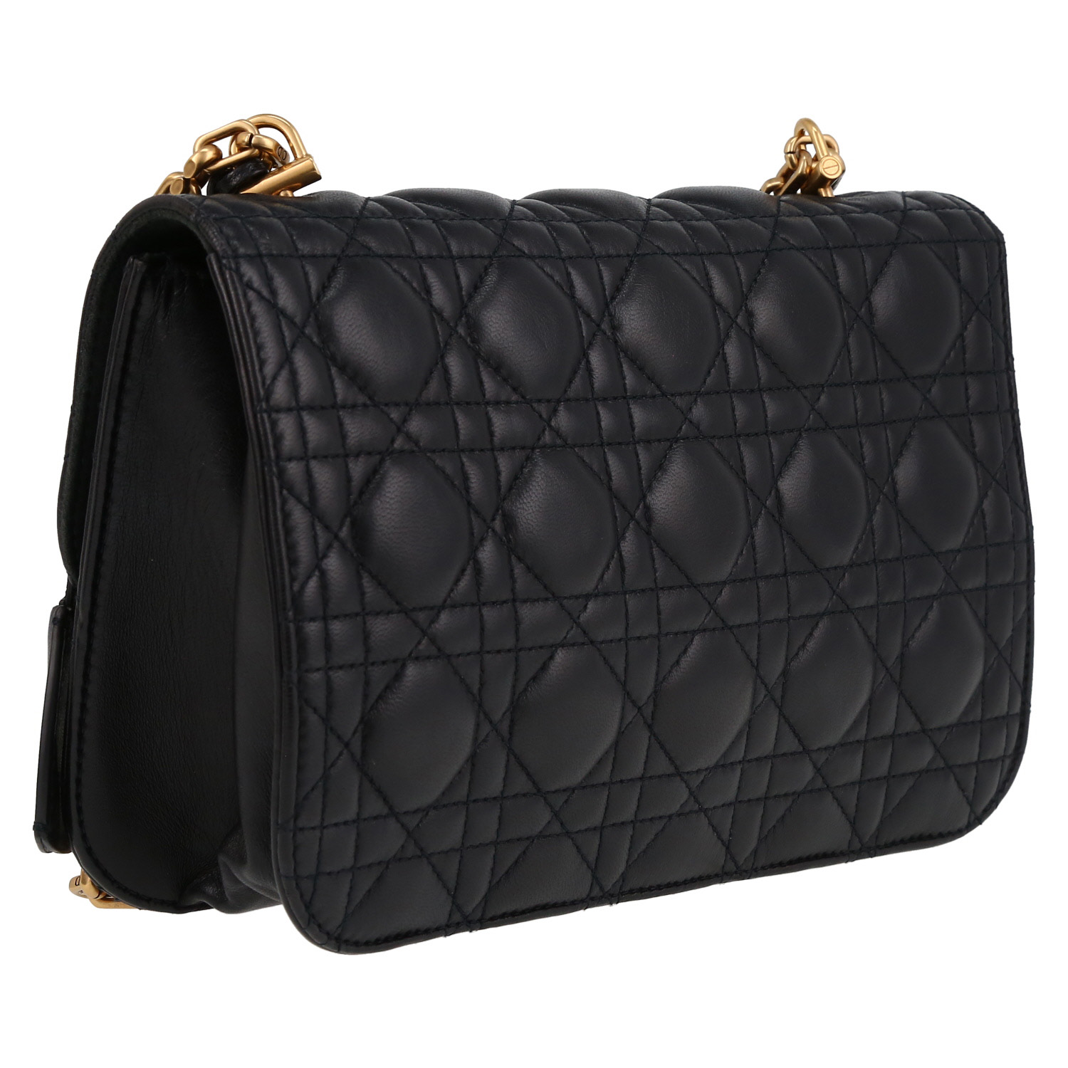 Borsa a tracolla Dior  Dioraddict in pelle cannage nera - Detail D6