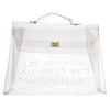 Hermès  Kelly Plastic handbag  in transparent vinyl - Detail D2 thumbnail