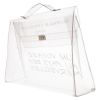 Hermès  Kelly Plastic handbag  in transparent vinyl - Detail D5 thumbnail