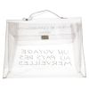 Hermès  Kelly Plastic handbag  in transparent vinyl - Detail D7 thumbnail