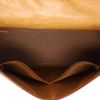 Bolso de mano Hermès  Kelly 32 cm en avestruz color oro - Detail D8 thumbnail