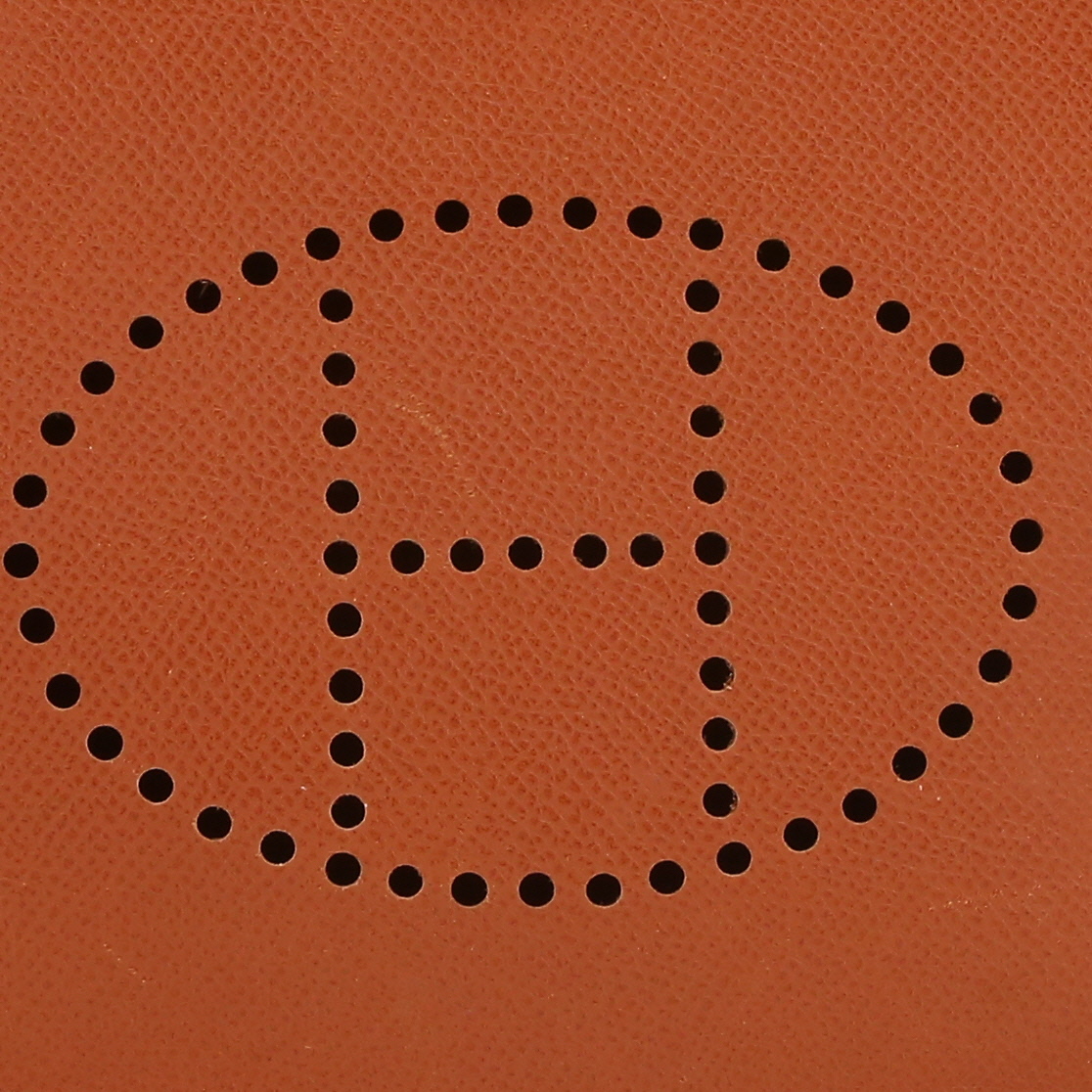 Sac bandoulière Hermès  Evelyne 16 cm en cuir epsom gold - Detail D1