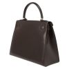 Hermès  Kelly 28 cm handbag  in brown box leather - Detail D5 thumbnail