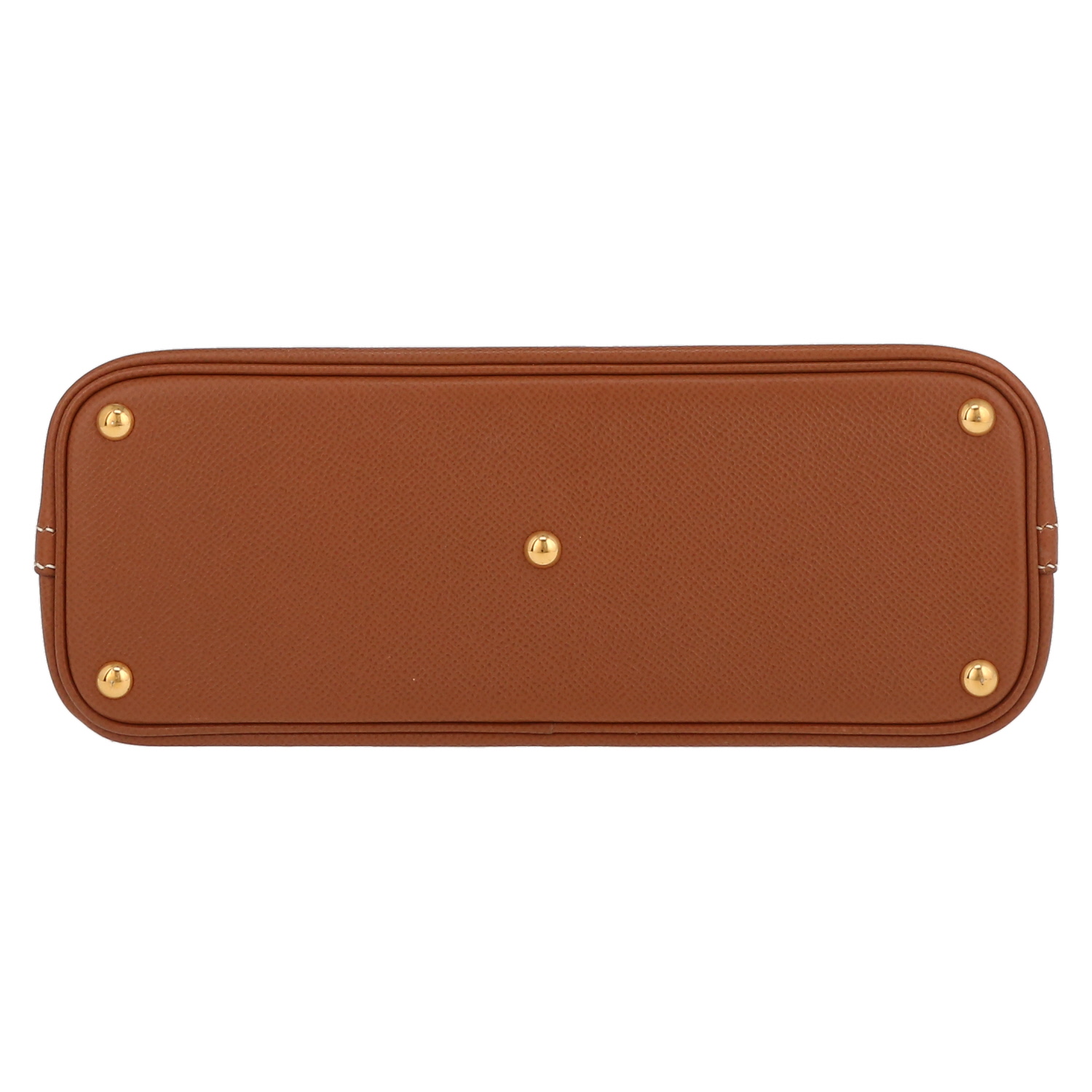 Hermès  Bolide 27 cm handbag  in gold epsom leather - Detail D4