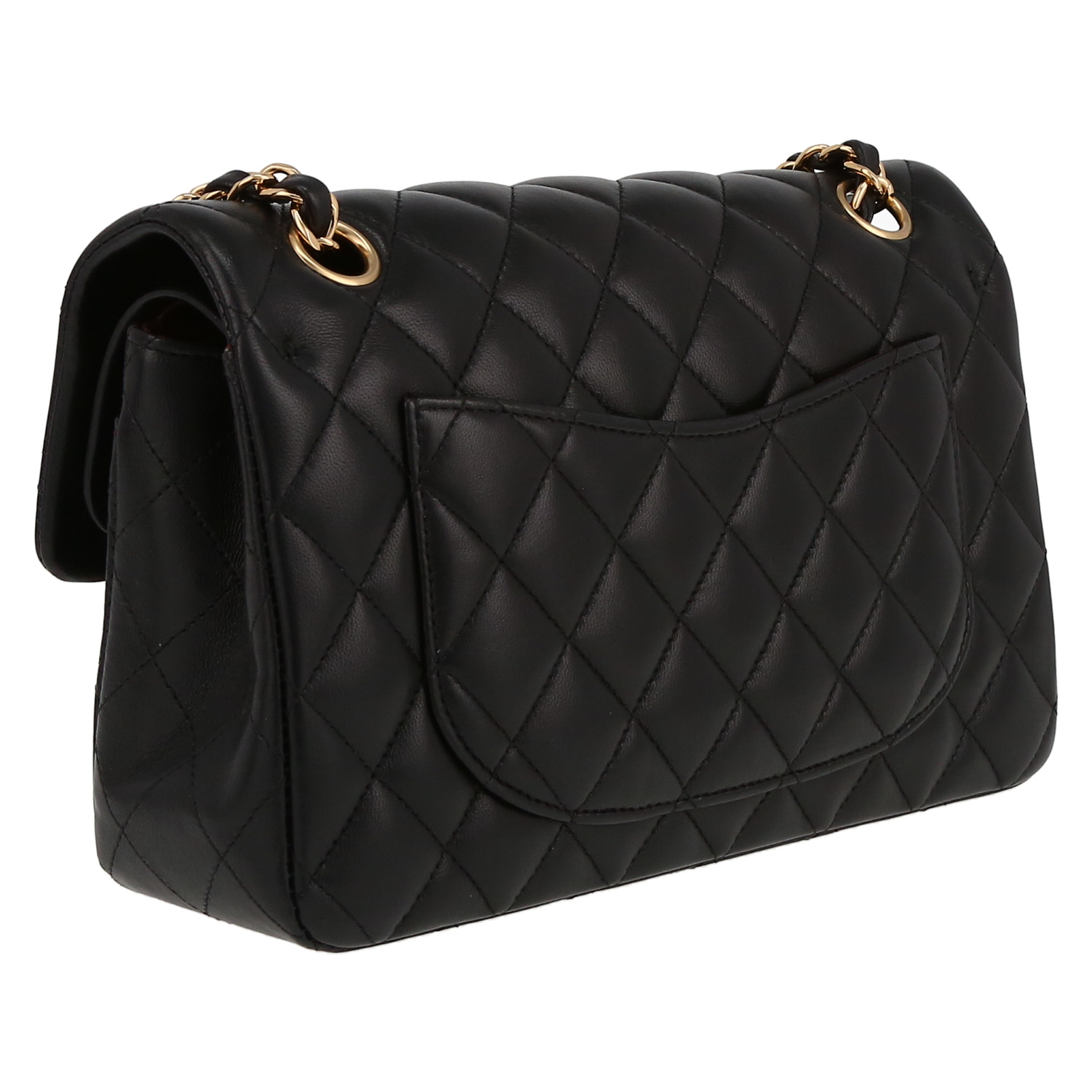 Borsa Chanel  Timeless Petit in pelle trapuntata nera - Detail D6