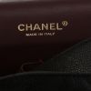 Chanel  Timeless Maxi Jumbo shoulder bag  in black quilted grained leather - Detail D9 thumbnail