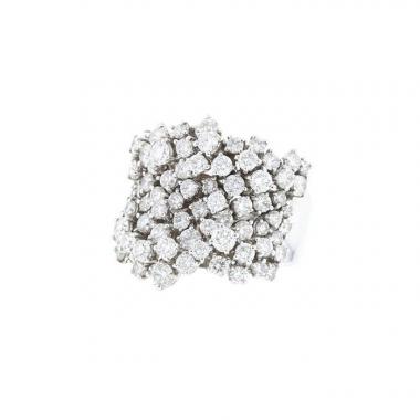 Bague Fred Blanche en or blanc et diamants
