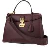 Dior  Dioraddict shoulder bag  in burgundy leather - 00pp thumbnail
