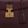 Bolso bandolera Dior  Dioraddict en cuero color burdeos - Detail D1 thumbnail