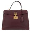 Dior  Dioraddict shoulder bag  in burgundy leather - Detail D2 thumbnail