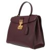 Dior  Dioraddict shoulder bag  in burgundy leather - Detail D3 thumbnail