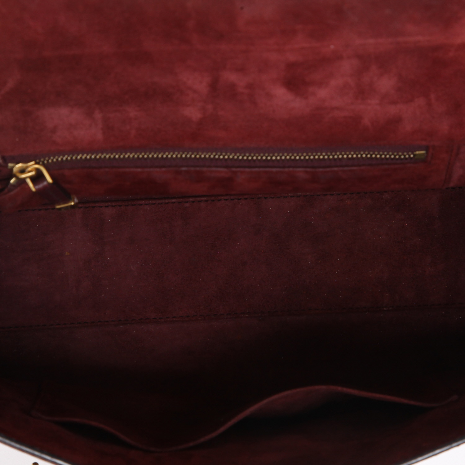 Sac bandoulière Dior  Dioraddict en cuir bordeaux - Detail D8