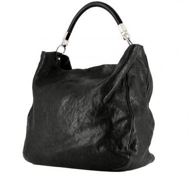 Bolso Cabás Saint Laurent  Roady en cuero negro