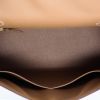 Borsa Hermès  sac a main bandouliere hermes kelly 28 cm en cuir box noir in pelle Epsom Craie e Biscuit - Detail D8 thumbnail