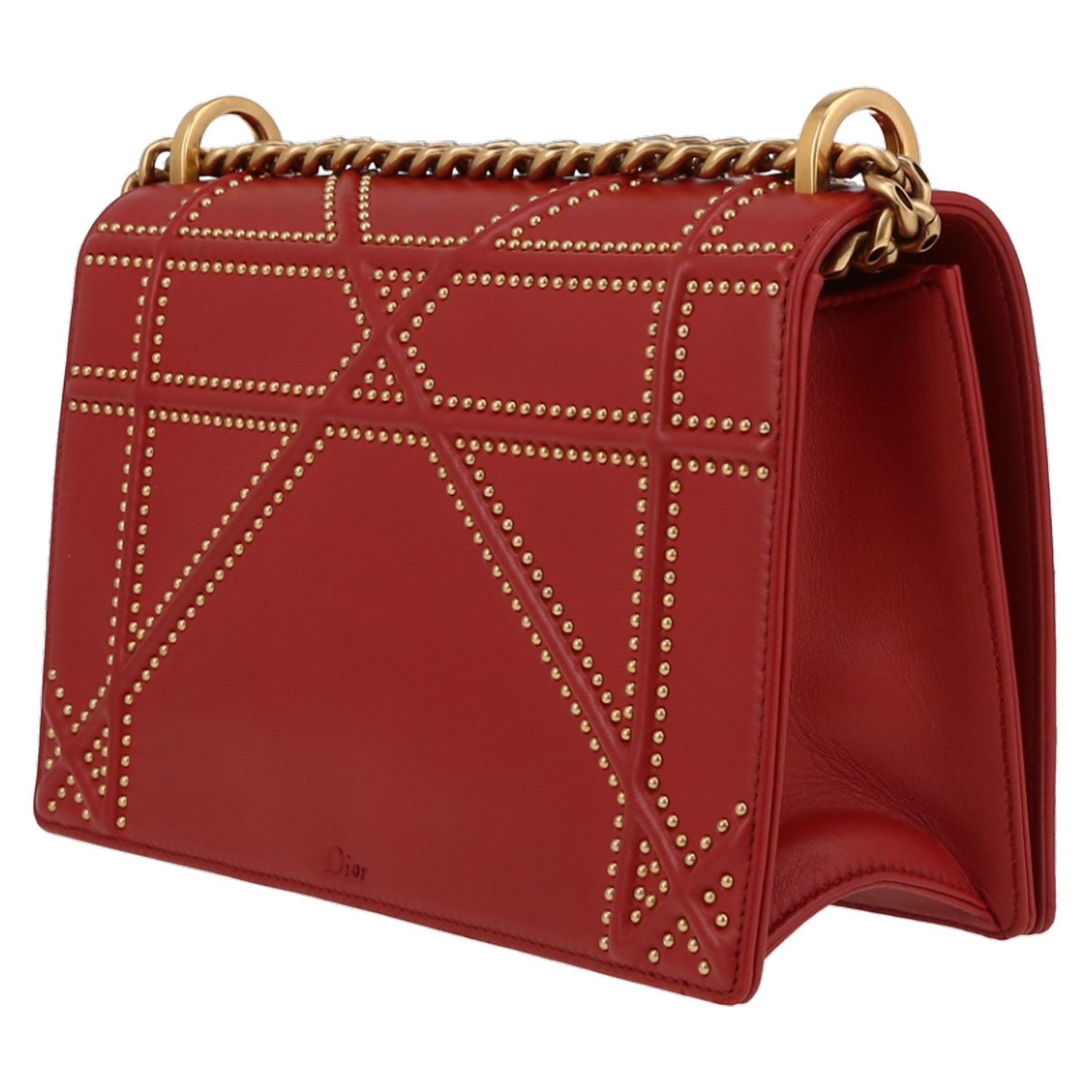 Borsa a tracolla Dior  Diorama in pelle rossa - Detail D5