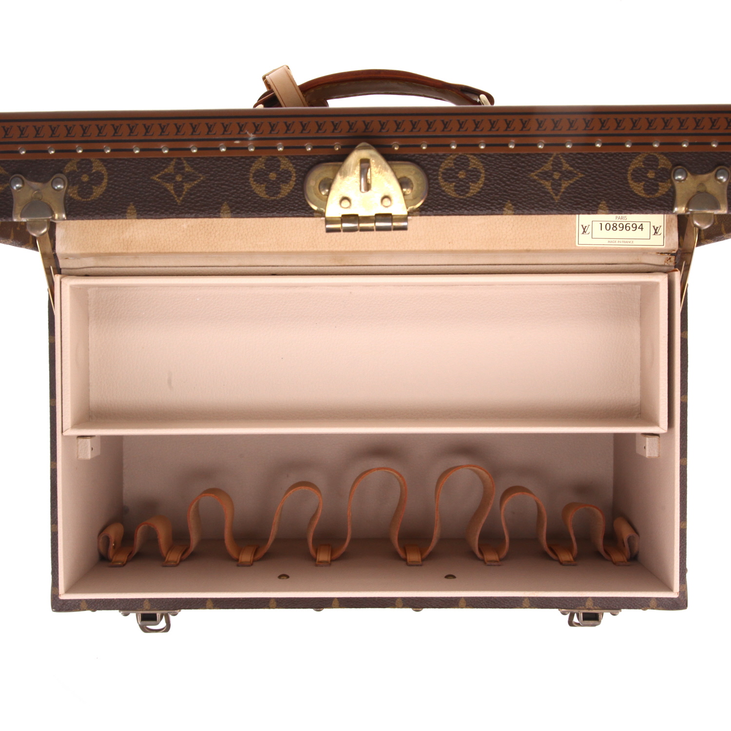 Vanity Louis Vuitton  Boîte à Pharmacie en toile monogram marron - Detail D3