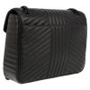 Prada  Diagramme shoulder bag  in black quilted leather - Detail D6 thumbnail