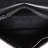 Prada  Diagramme shoulder bag  in black quilted leather - Detail D8 thumbnail