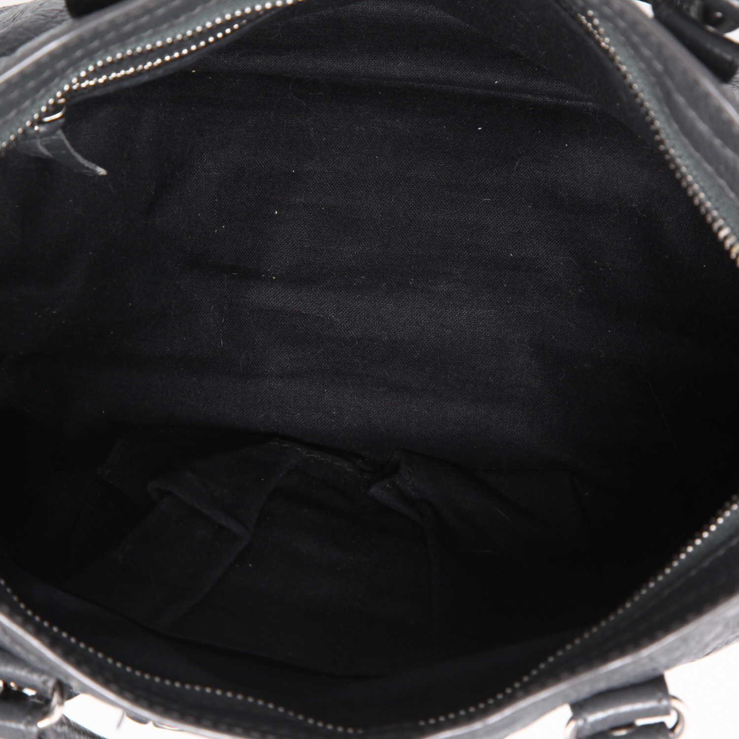 Bolso de mano Balenciaga  City en cuero gris - Detail D8