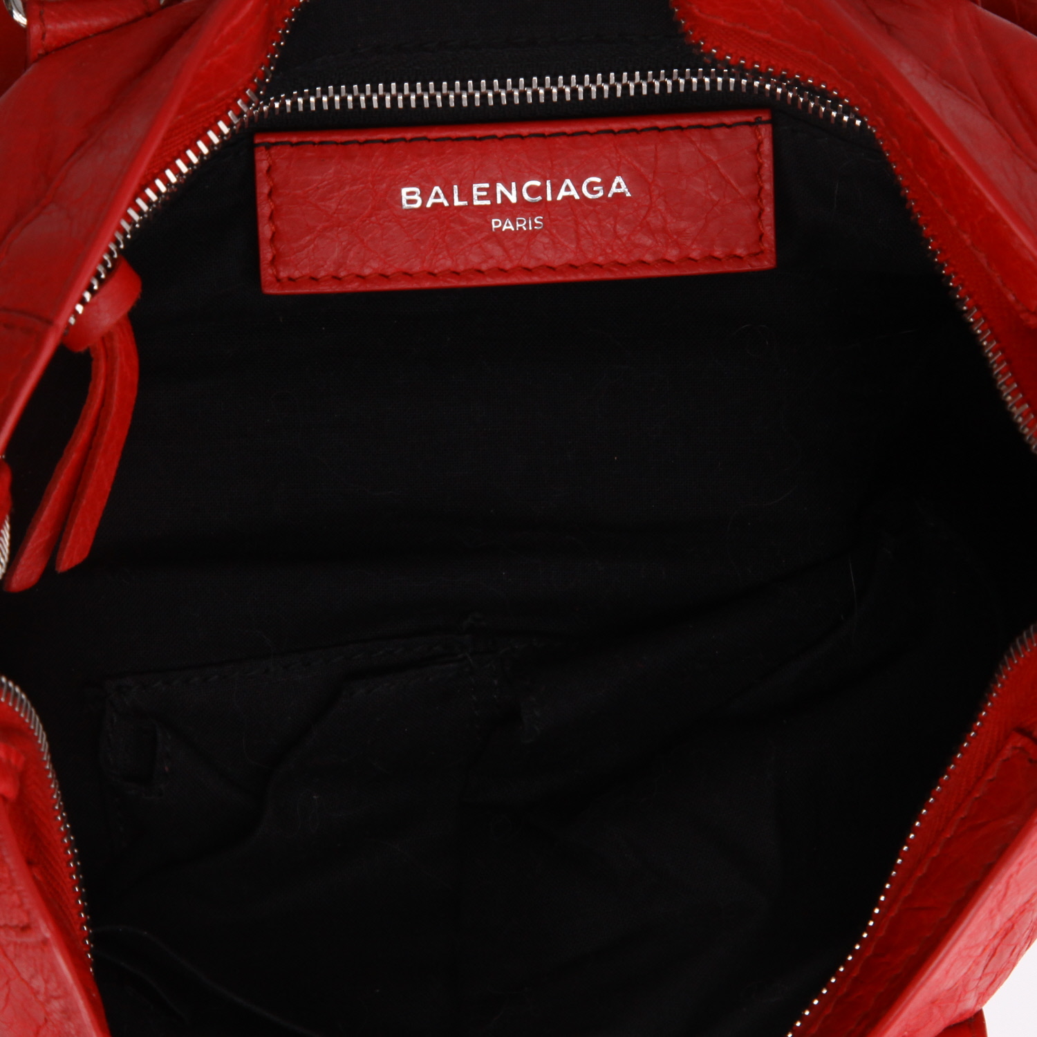 Borsa Balenciaga  City in pelle rossa - Detail D8