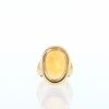 Cartier Baignoire ring in yellow gold and citrine - 360 thumbnail