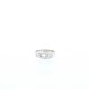 Rigid Dinh Van Serrure ring in white gold and diamonds - 360 thumbnail