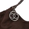 Chanel  Coco Cabas shopping bag  in brown leather - Detail D1 thumbnail