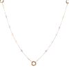 Cartier Trinity long necklace in 3 golds and cultured pearls - 00pp thumbnail