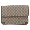 Bolso bandolera Gucci  Suprême GG en lona Monogram beige y cuero marrón - Detail D7 thumbnail