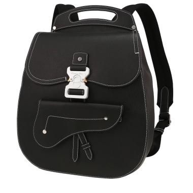 Zaino Dior  Gallop in pelle martellata nera
