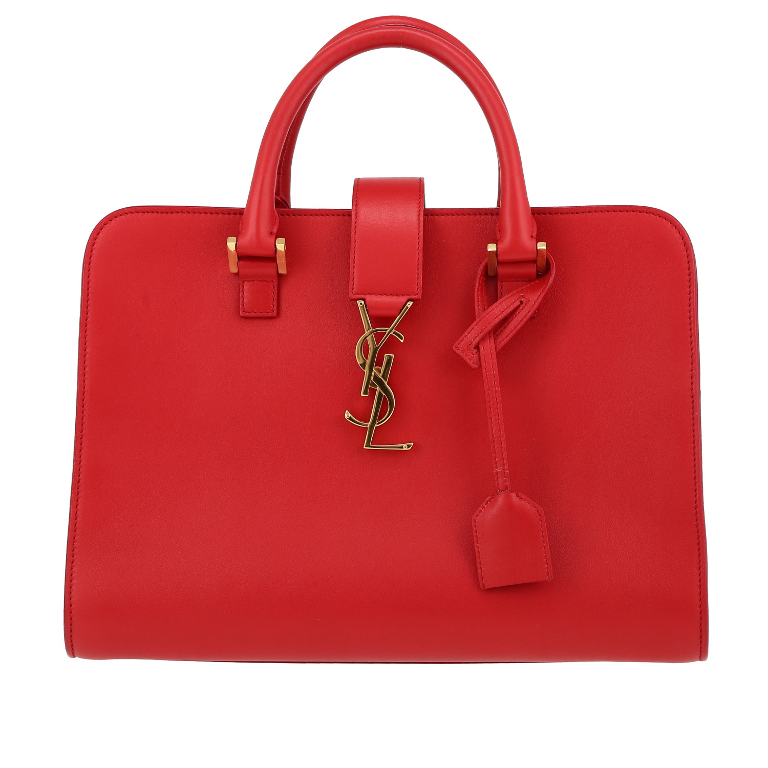 Saint Laurent  Chyc handbag  in red leather - Detail D2